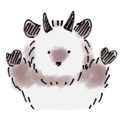 [LINEスタンプ] カモシカかも