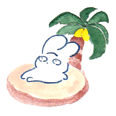 [LINEスタンプ] うさぎのスミスくん