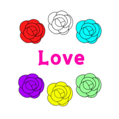 [LINEスタンプ] ✴︎バラの花占いスタンプ✴︎