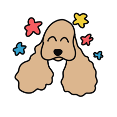 [LINEスタンプ] 愛しのコッカーさん。