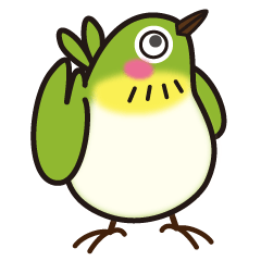 [LINEスタンプ] メジロのスタンプです