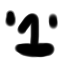 [LINEスタンプ] 数字の顔
