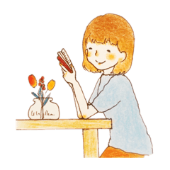 [LINEスタンプ] 色鉛筆のほんわかスタンプ