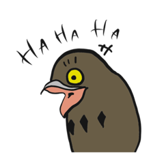 [LINEスタンプ] 奇妙なトリ