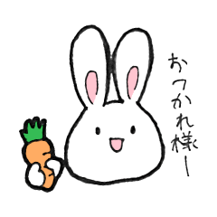 [LINEスタンプ] アボカドとネコとウサギ