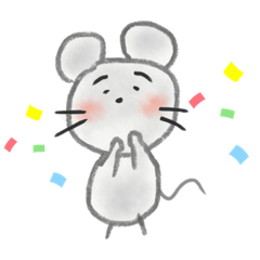 [LINEスタンプ] ねずみのこ