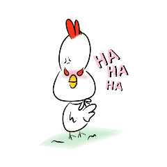 [LINEスタンプ] いつも怒っている鶏