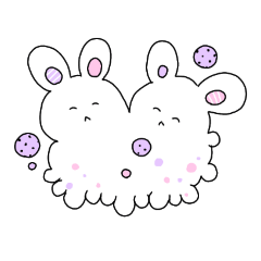 [LINEスタンプ] うさとろけ