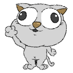 [LINEスタンプ] マヌケ猫