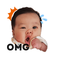 [LINEスタンプ] 赤ちゃん（生後4ヶ月）スタンプ
