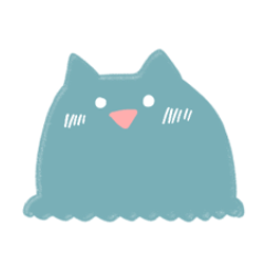 [LINEスタンプ] ねこのようなもののゆるふわ