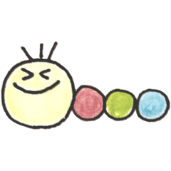 [LINEスタンプ] いもむしぃ