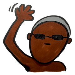 [LINEスタンプ] 無口なスイマー太郎