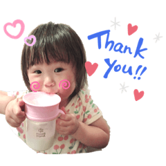 [LINEスタンプ] 美桜のスタンプ作ってみたよ！