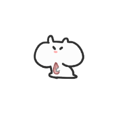 [LINEスタンプ] 無口ハム