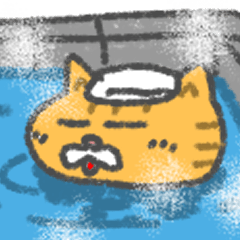 [LINEスタンプ] 温泉ねこ1