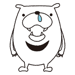 [LINEスタンプ] ツキノワグマの"むーたん"