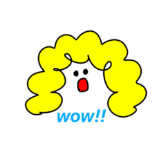 [LINEスタンプ] アフロちゃん使える英語スタンプ