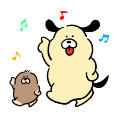 [LINEスタンプ] ぺろきちスタンプ