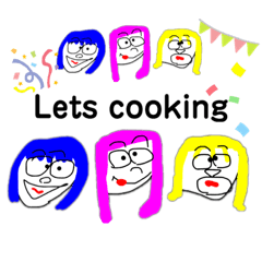 [LINEスタンプ] クッキングママj