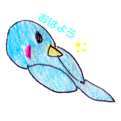 [LINEスタンプ] 桃色インコさんと水色インコさん