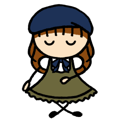 [LINEスタンプ] クラシカルロリータファッションの女の子2