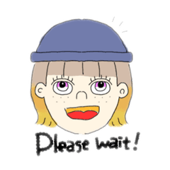 [LINEスタンプ] そばかすがーるちゃんず