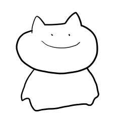 [LINEスタンプ] ぬるっとしろねこ