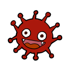 [LINEスタンプ] 可愛いコロナ