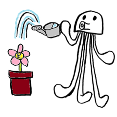 [LINEスタンプ] タコ型宇宙人スタンプ