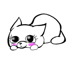 [LINEスタンプ] 日常で使える猫？