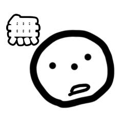 [LINEスタンプ] ゆるくて雑なまるいスタンプ