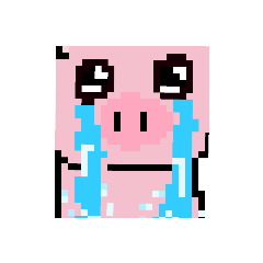 [LINEスタンプ] 平凡なブタちゃん。