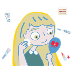 [LINEスタンプ] グリンピースになりかけたエリちゃん