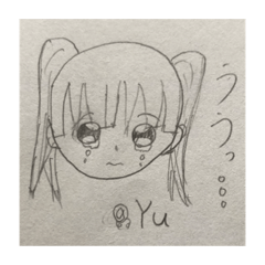 [LINEスタンプ] Yu手作りスタンプ