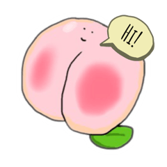 [LINEスタンプ] peachなわたし