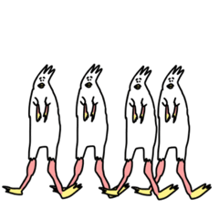 [LINEスタンプ] 手の生えた鳥3