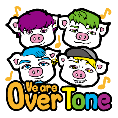 [LINEスタンプ] OverTone公式LINEスタンプ
