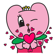[LINEスタンプ] LOVELY TULIP CHULIP
