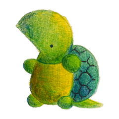 [LINEスタンプ] 神田ミドリガメ