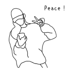 [LINEスタンプ] 雰囲気女子スタンプ②（英語、日本語）