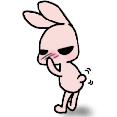 [LINEスタンプ] 目つきの悪いうさぎさん 第2弾
