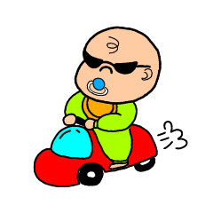 [LINEスタンプ] べびのべび太