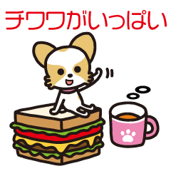 [LINEスタンプ] チワワがいっぱい