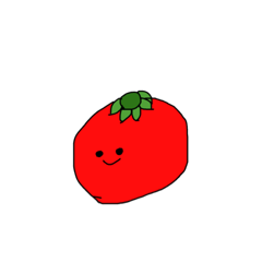 [LINEスタンプ] 残さず食べよう！（トマトの物語編）