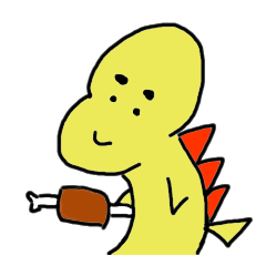 [LINEスタンプ] 恐竜のフトマル