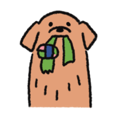 [LINEスタンプ] レトリバーのはな
