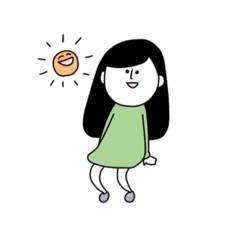 [LINEスタンプ] まるがおちゃんの1日