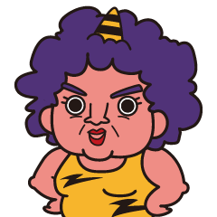 [LINEスタンプ] 鬼ばばあの画像（メイン）