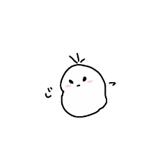 [LINEスタンプ] 米粒(？)なこめちゃん